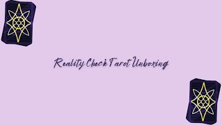 Reality Check Tarot Unboxing & Flip Through