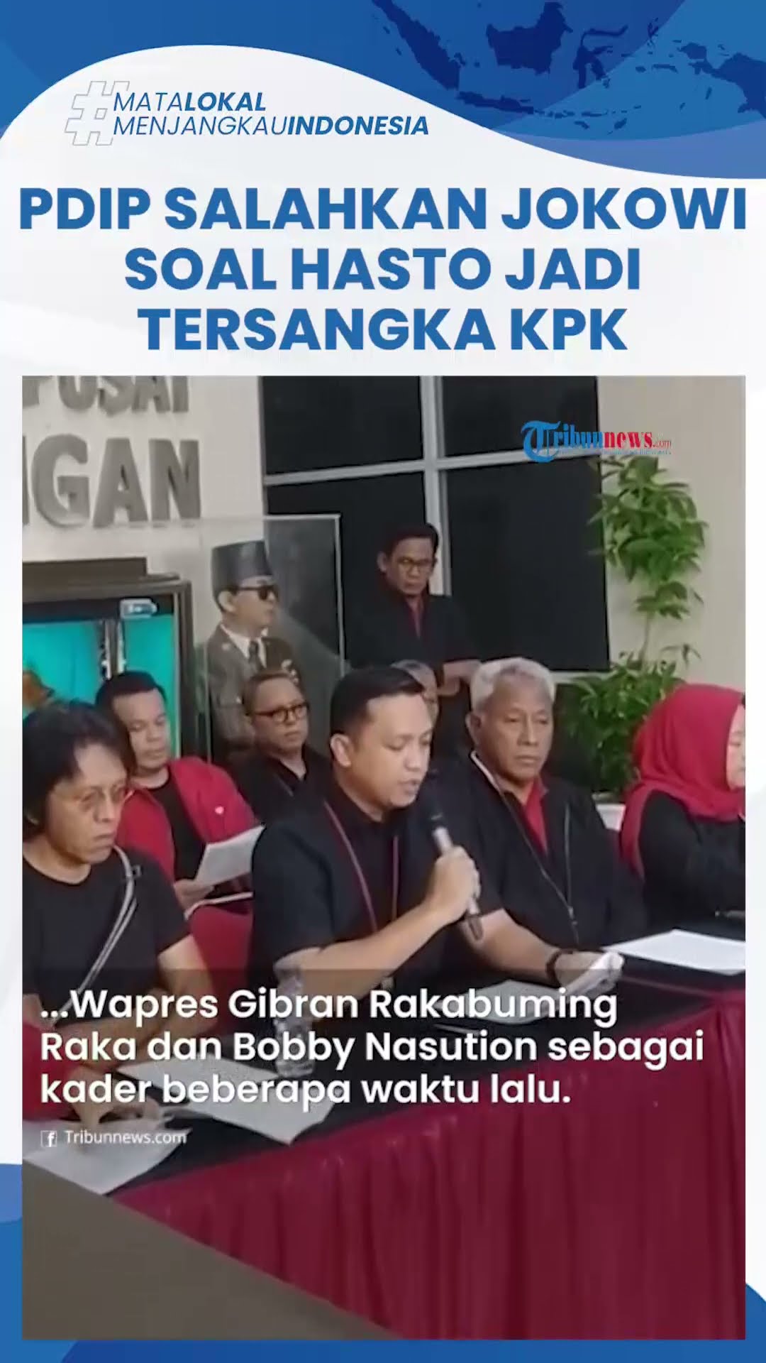 PDIP Salahkan Jokowi-Gibran soal Penetapan Tersangka Hasto, Tak Percaya Sekjen Terlibat Suap Harun