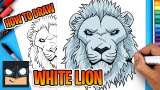 how draw kiros white lion mufasa