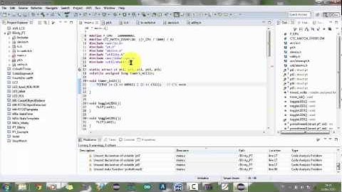 Blinky with Protothreads