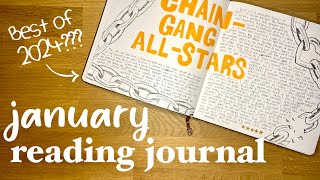 January Reading Wrap Up | Reading Journal Monthly Spread