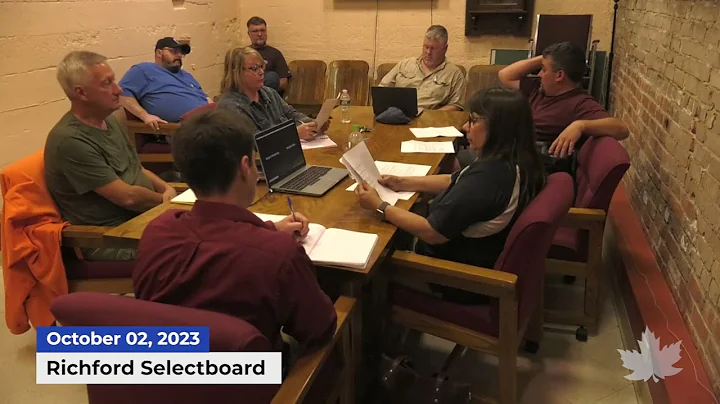 Richford Town Selectboard | 10/02/2023