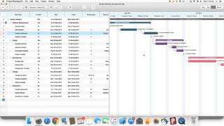 Project Planning Pro allows you to edit a task from the Gantt Chart. You can Add Predecessors, Resources change the Duration of 