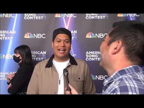 Jason J. Red Carpet Interview for American Song Contest 2022 Qualifiers