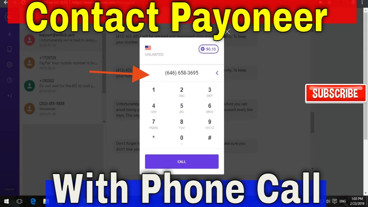 payoneer contact chat