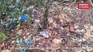 പരിയാരം മെഡിക്കല് കോളേജിന് സമീപത്തെ സര്ക്കാര് ഭൂമിയില് വന്തോതില് മാലിന്യം തള്ളുന്നു