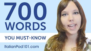 700 Words Every Italian Beginner Must Know