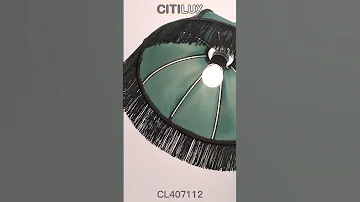 Citilux CL407112 Базель Подвесной светильник с зелёным абажуром