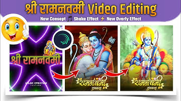 Ram Navmi Status video editing in alight motion || new trending editing