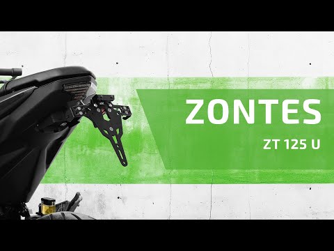 License Plate Holder Compatible With Zontes ZT 125 U - View #6