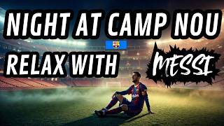 🌙 10 Hours Relaxing Music with Messi at Camp Nou Night | Football Chill Ambience Sleep & Study screenshot 5