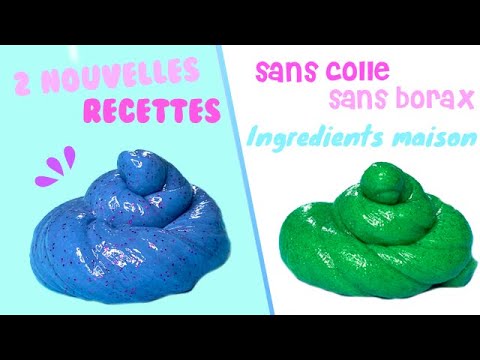 Meilleures Recettes Slime Sans Colle Sans Borax A Tester Reva