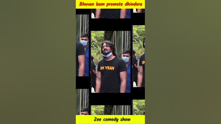 Bhuvan bam promoting dhindora at Zee comedy  show show with Farah Khan #shorts