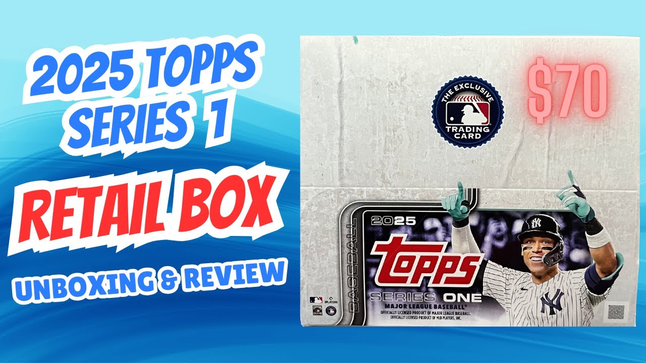 2025 Topps Series 1 Baseball Retail Box ** 20 Packs Per Box These 