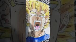 Vegeta drawing #art #drawing #anime #viral #trend #shorts