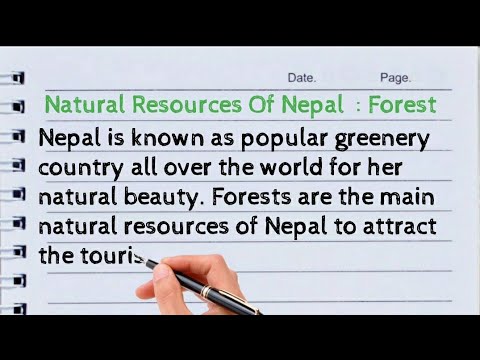 essay on natural resources of nepal in nepali language