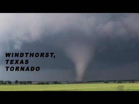 Tornadoes in North Texas - May 25 in Windthorst and Sanger Texas - YouTube