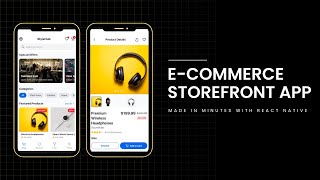 E-Commerce Storefront with Real React Native Code | RapidNative