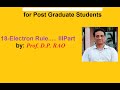 18 Electron Rule Third Part