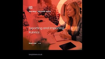 Importing and Exporting Rubrics in Microsoft Teams