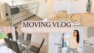 MOVING VLOG | LOTS OF NEW FURNITURE, CLEANING & MORE!