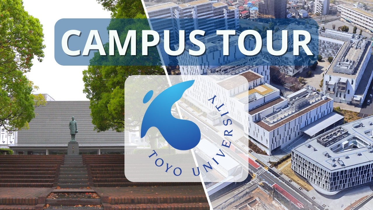 Looking at a modern metropolitan University in the heart of Tokyo! Toyo University Campus Tour