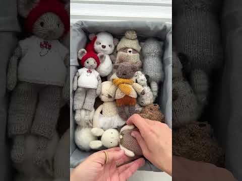 Вязаные игрушки спицами.