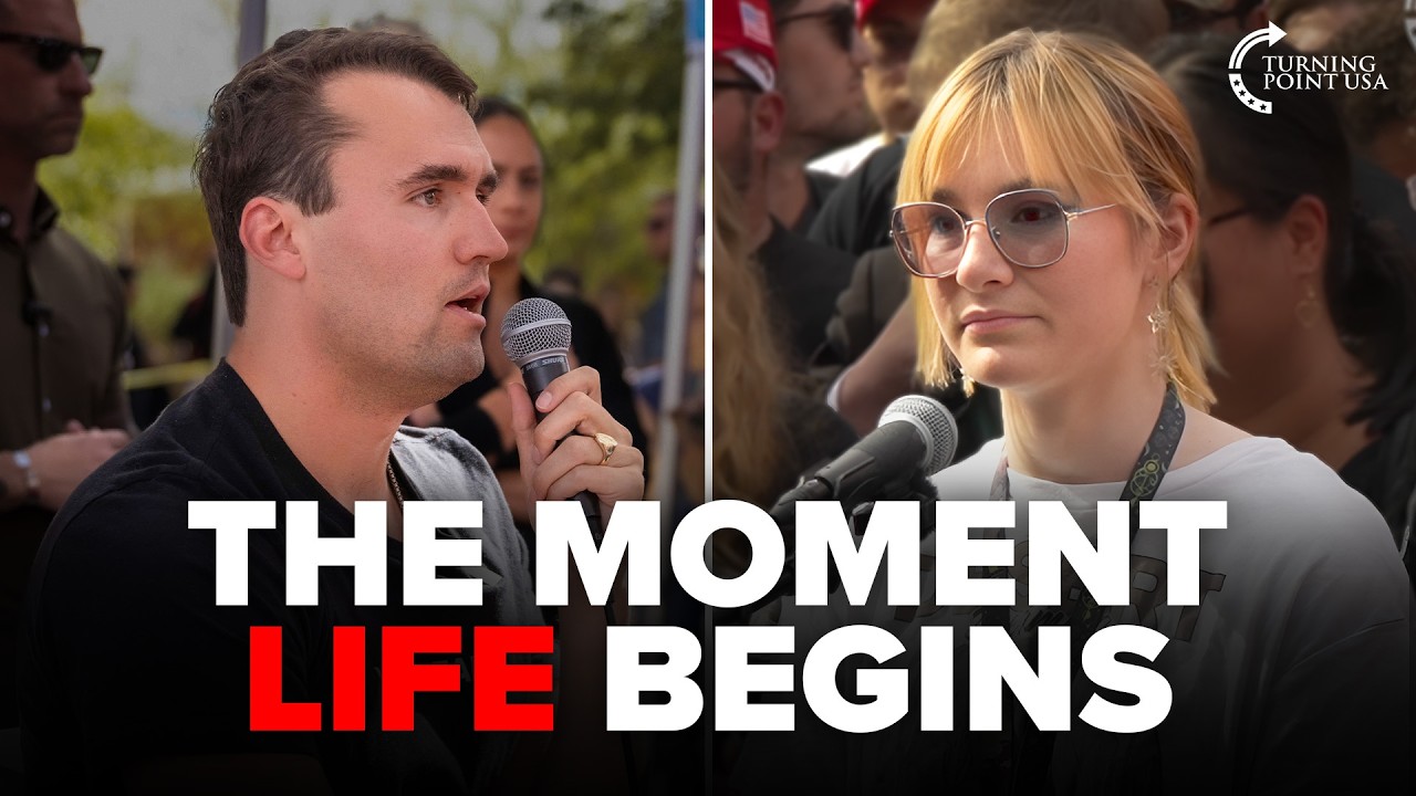 Charlie Kirk Debates UNLV Student on When Life Begins and the Science Behind Conception