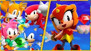 Sonic Superstars - Full Game Playthrough with 4-Players (Story Mode, Trip's Story, Super Sonic)