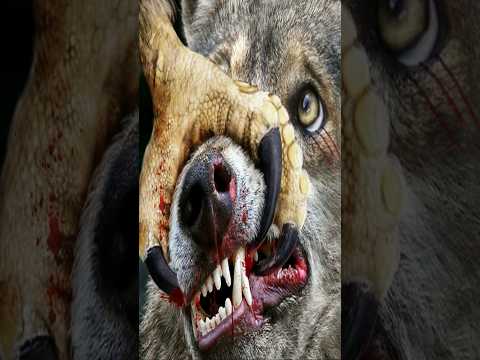 أقوى هجمات النسور على الحيوانات نسر يصطاد ذئب      