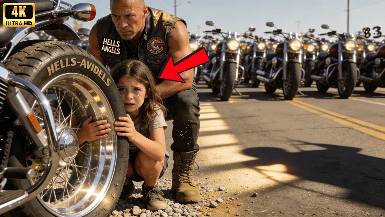 She Hid Behind His Bike! Why This Biker’s Next Move Stunned the Entire Town!