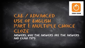 CAE / Advanced Use of English part 1: Multiple Choice Cloze (flo-joe.co.uk)