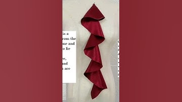 How to cut the circular ruffle properly..