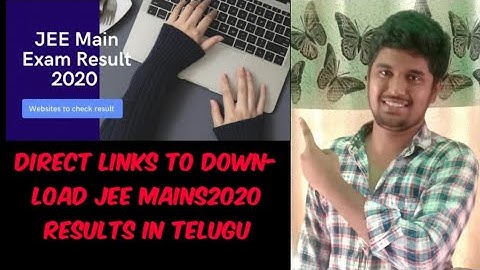 JEEMAINS RESULT 2020//HOW TO CHECK JEEMAINS RESULT IN TELUGU//DIRECT LINK TO DOWNLOAD MAINS RANKCARD