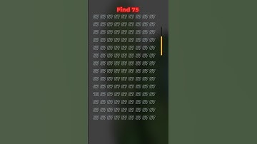 Can you find 75?  #puzzle #brainteaser #numberchallenge