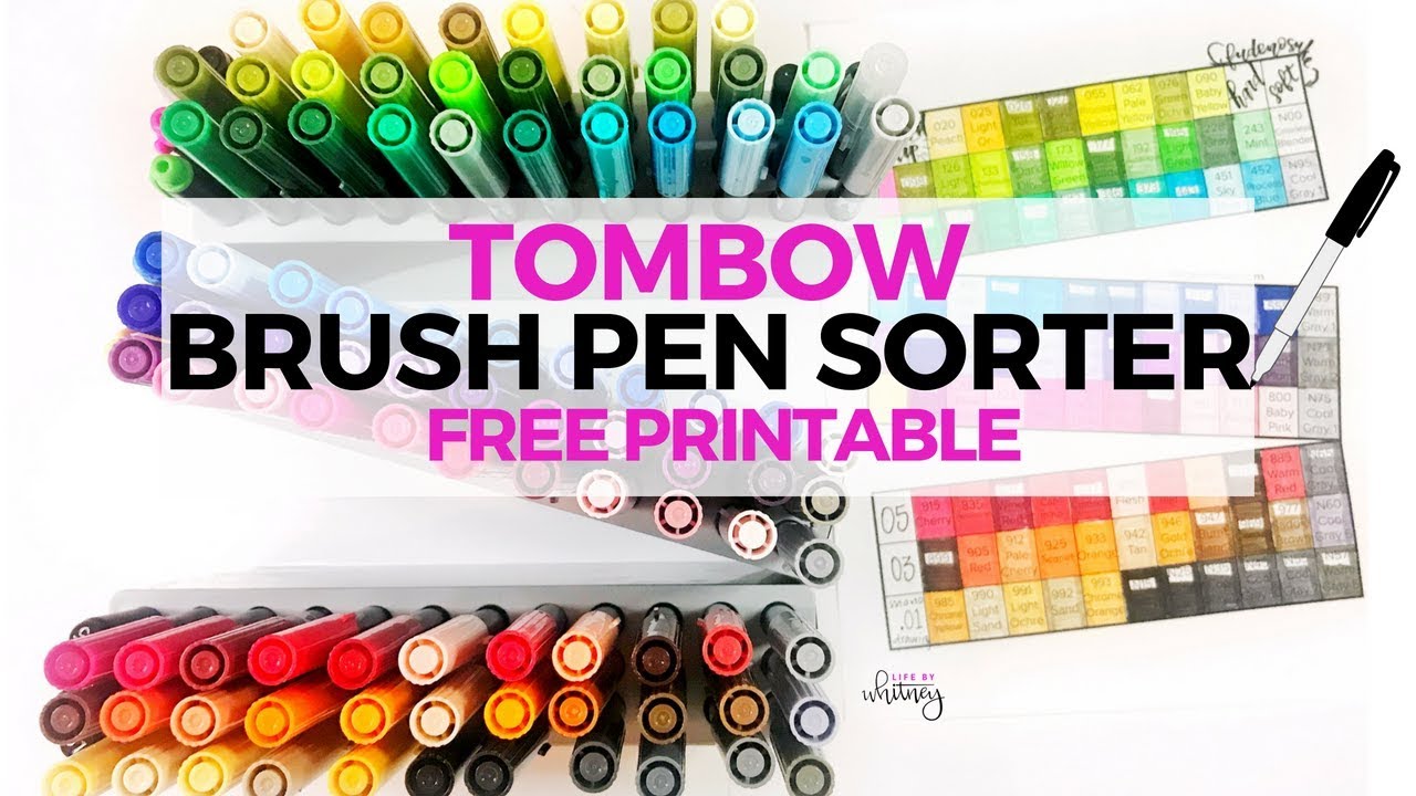 Dual Brush Pen 108 Color Set with Storage Case, Brush Markers