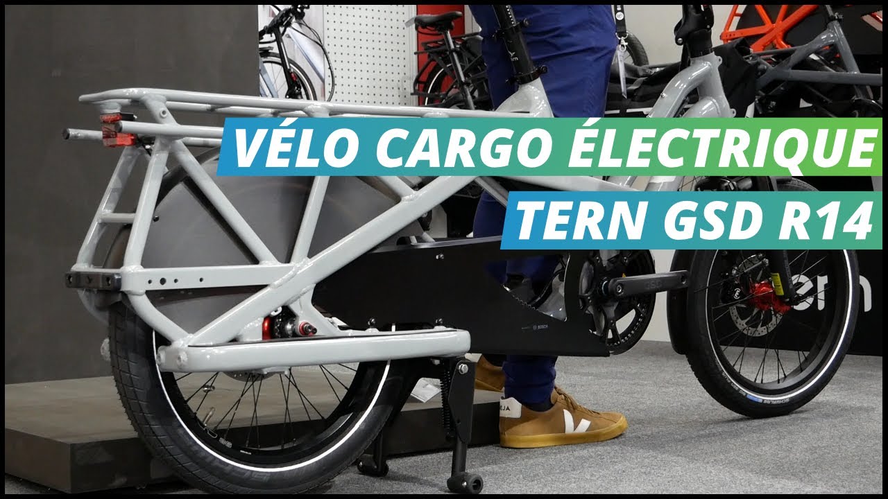 Vélo CARGO Bleu KIFFY - Feu Vert