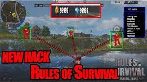 ✅Rules of survival PC Hack🔥 Wallhack,Grass,ESP,Chams,telekill,aim,noclip