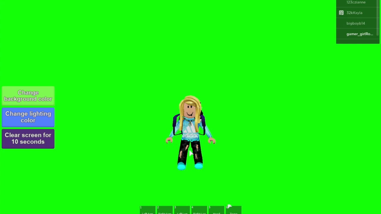 Tutorial How To Make A Roblox Green Screen Video Read Desc And New Outro Youtube - aesthetic roblox girl green screen
