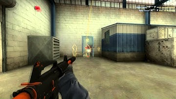 CS:GO m4a1-s spraydown ace on Nuke