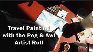 How I Travel With My Watercolors Peg & Awl Sendak Artist Brush Roll - Small Travel Paint Palette