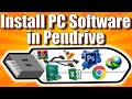 How to install pc software on a usb pendrive  portable apps