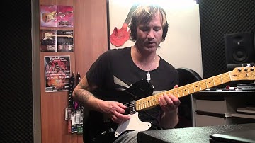 How to play the intro to "In Control" by Vinnie Moore part two