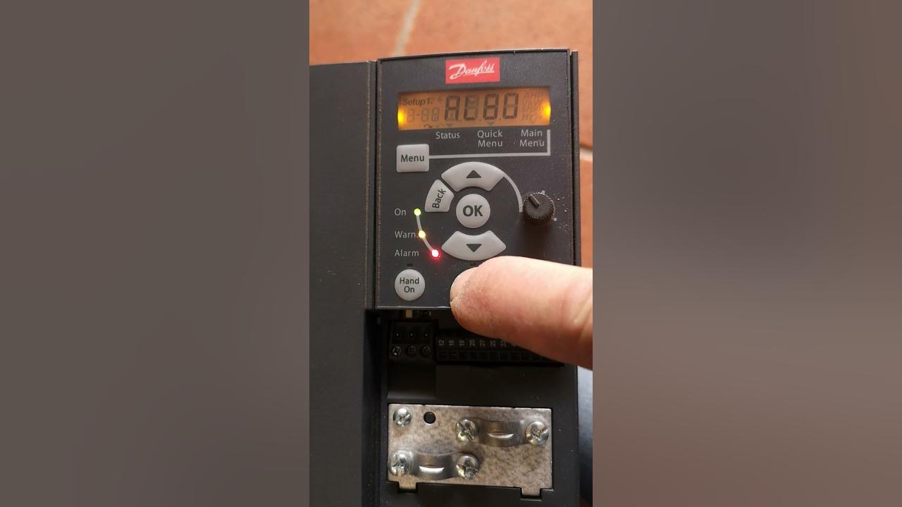 What is AL08 in Danfoss VFD ? VFD Alarm AL8 Alarm YouTube