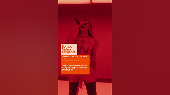 Contenido Original del Año: SEVDALIZA - ALIBI | Live From Vevo Studios ft. PABLLO VITTAR, YSEULT