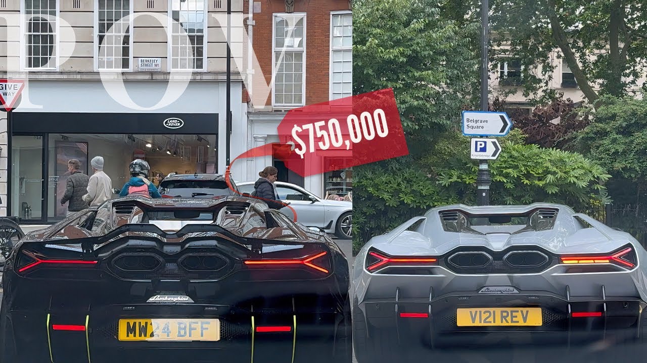 POV: Lamborghini Revuelto Drive Around London! Hybrid Drive Vs Corsa ...