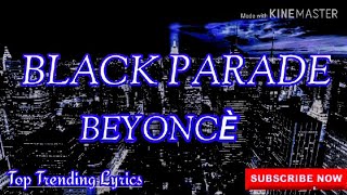 Beyoncè - Black Parade (Lyrics video)