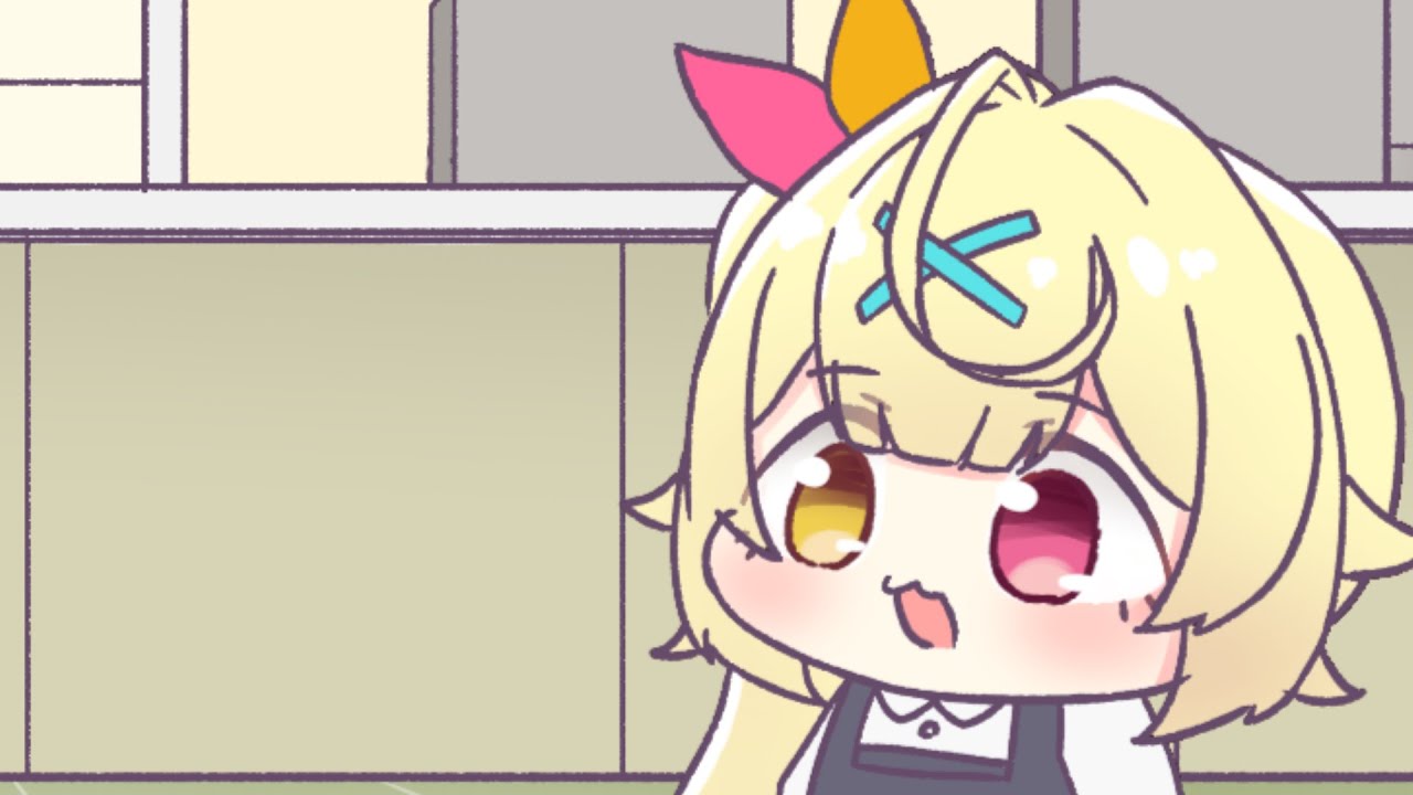 先輩を探す星川サラ【星川サラ】【にじさんじ】【手描き】【切り抜き】