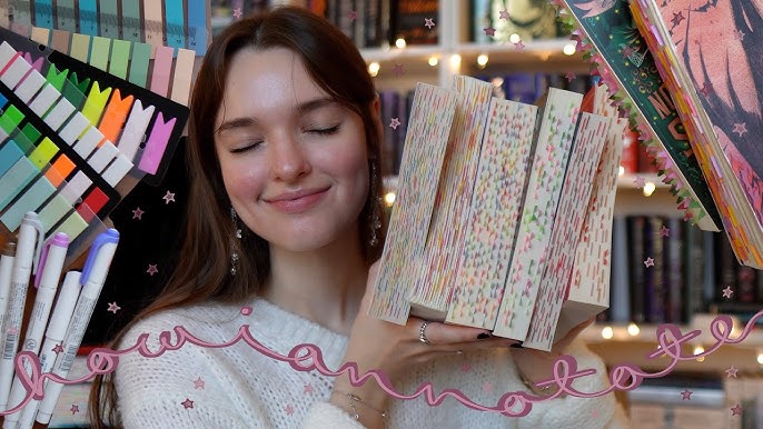 how I annotate my books ! (super simple & aesthetic) (routine/supplies) 