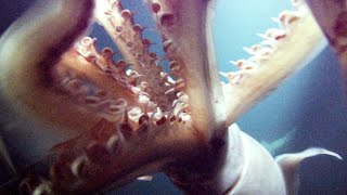 2 Metre Long Humboldt Squid Hunt In Packs | Life | BBC Earth